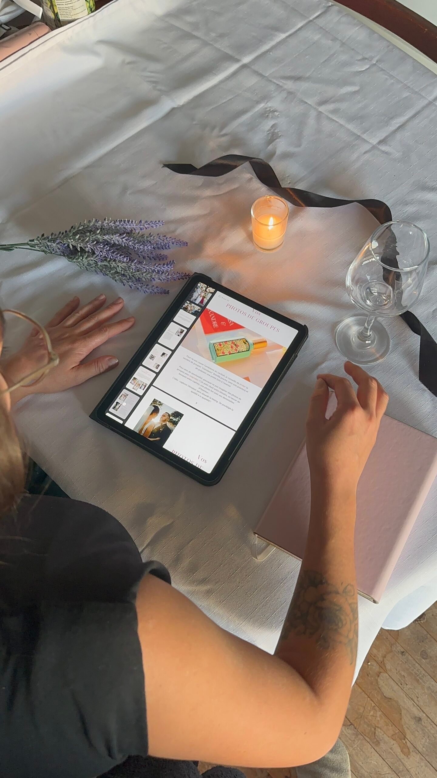 Un dossier client entièrement interactif et personnalisé pour les futurs mariés 2026